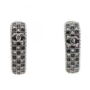 Chanel Cc Logo Earrings Sterling Silver #246728C13B